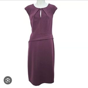 Calvin Klein Plum Midi Sheath Dress